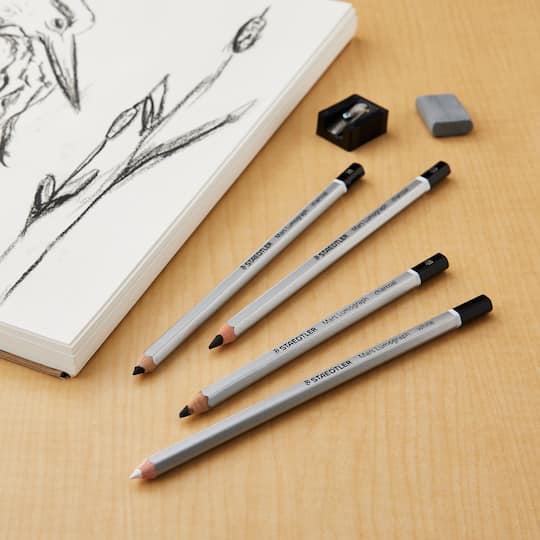 6 Pack: Staedtler® Mars® Lumograph® Charcoal Sketching Set